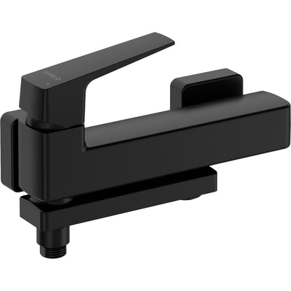 Bath mixer, wall-mounted - with foldable spout
