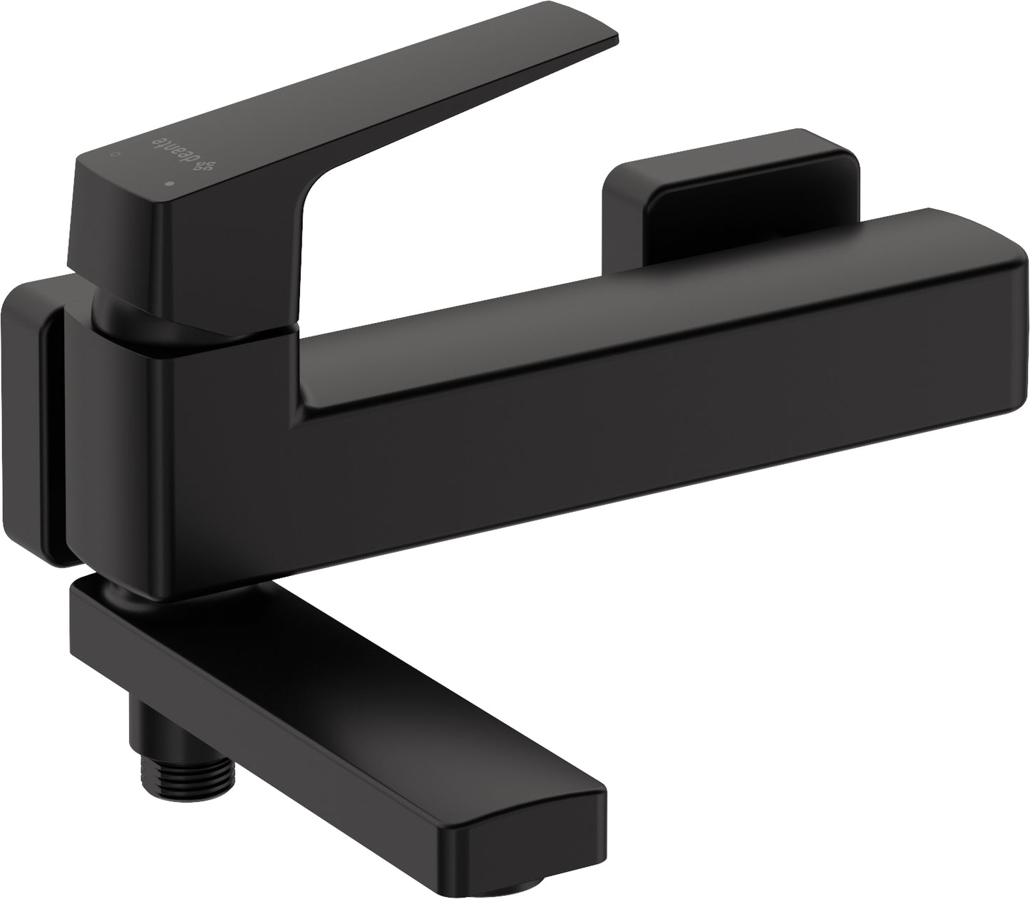 Bath mixer, wall-mounted - with foldable spout