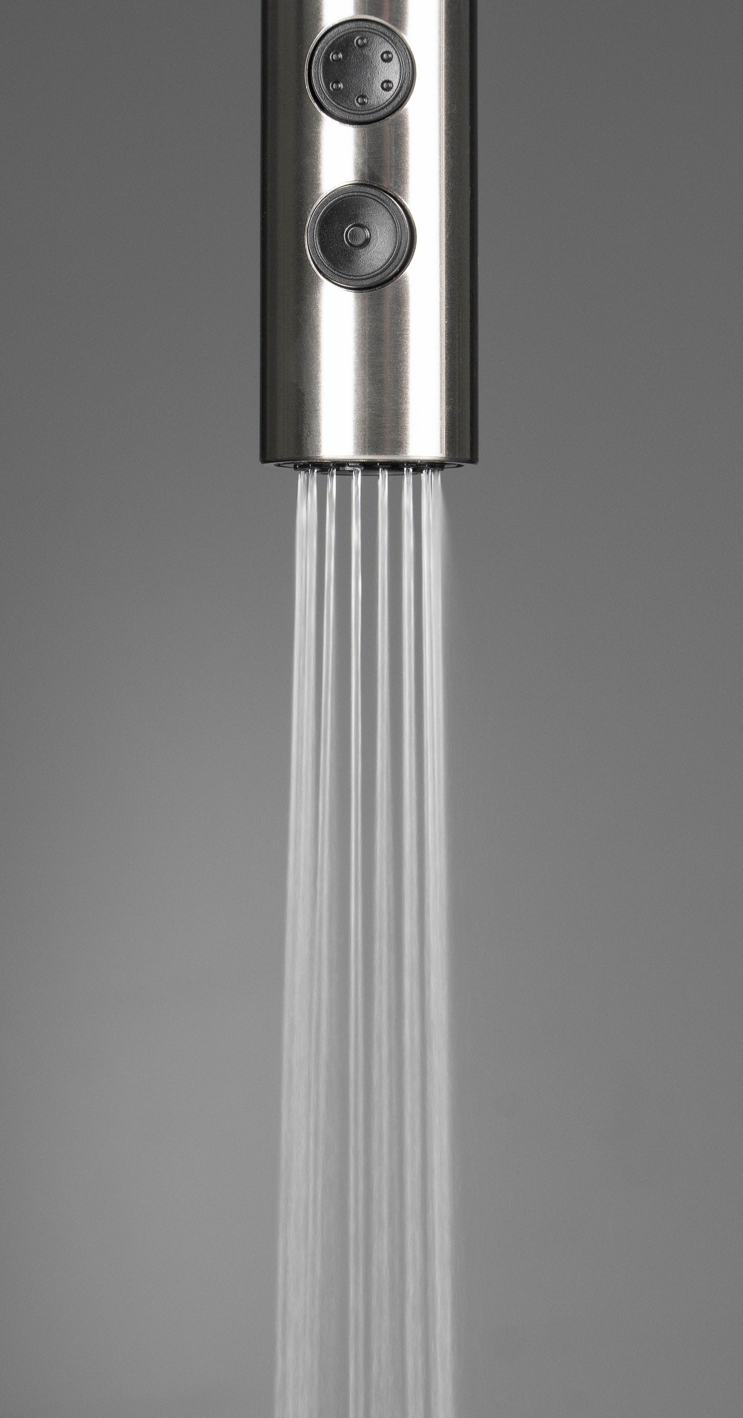 Kitchen tap, with pull-out spout - 2 stream types