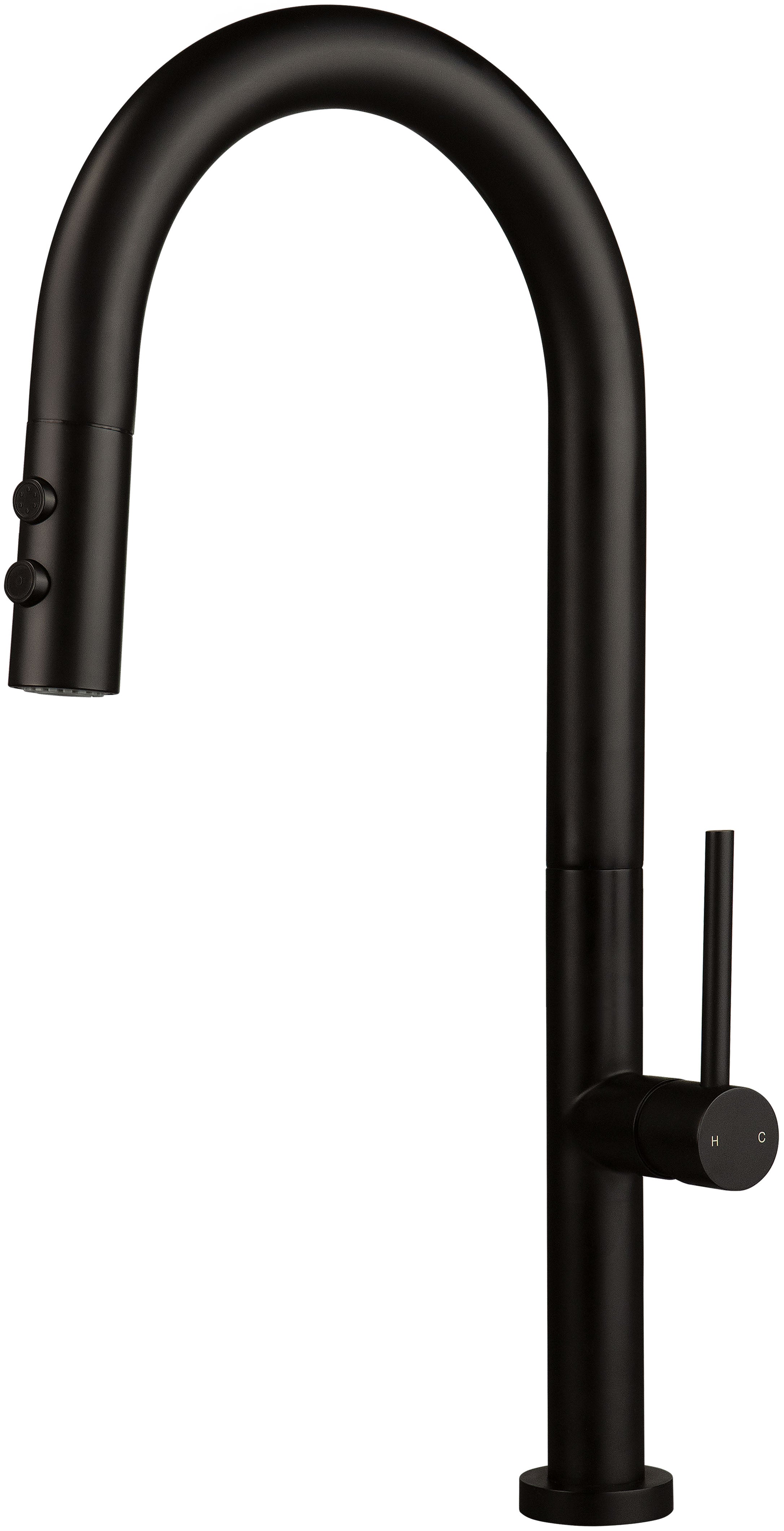 Kitchen tap, with pull-out spout - 2 stream types