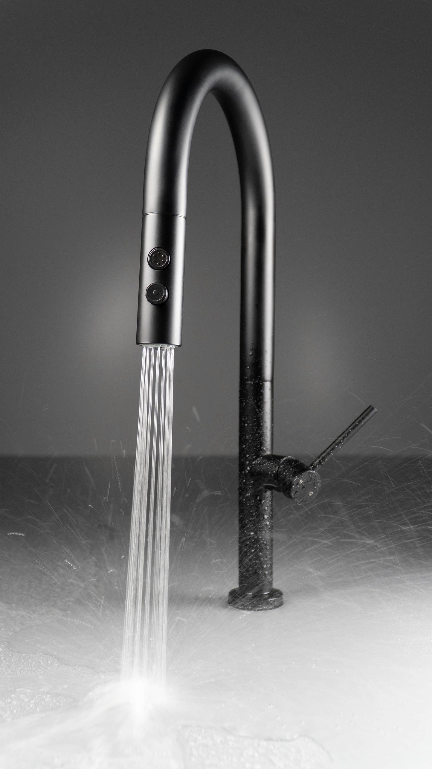 Kitchen tap, with pull-out spout - 2 stream types