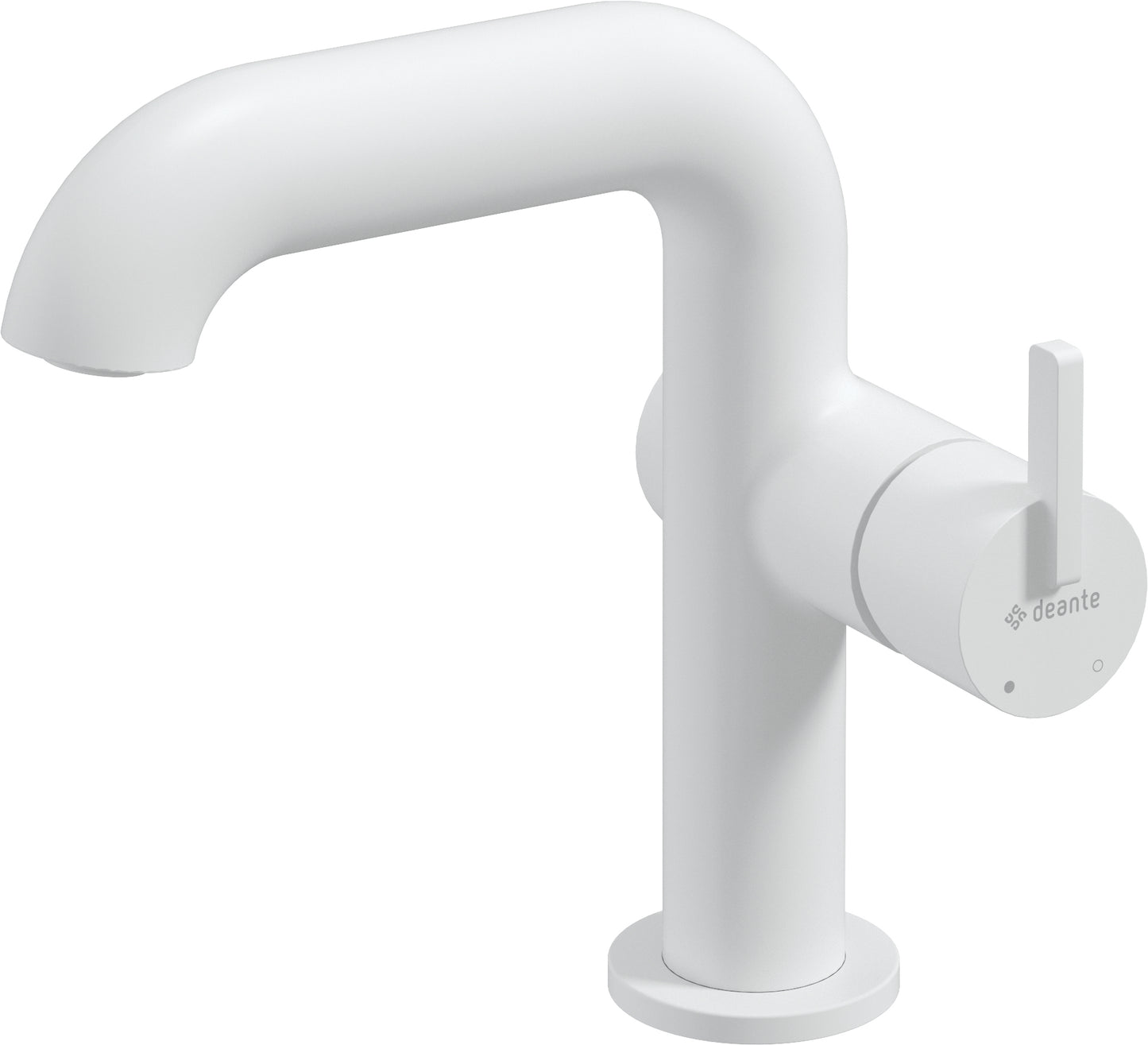 Washbasin tap, with rectangular spout