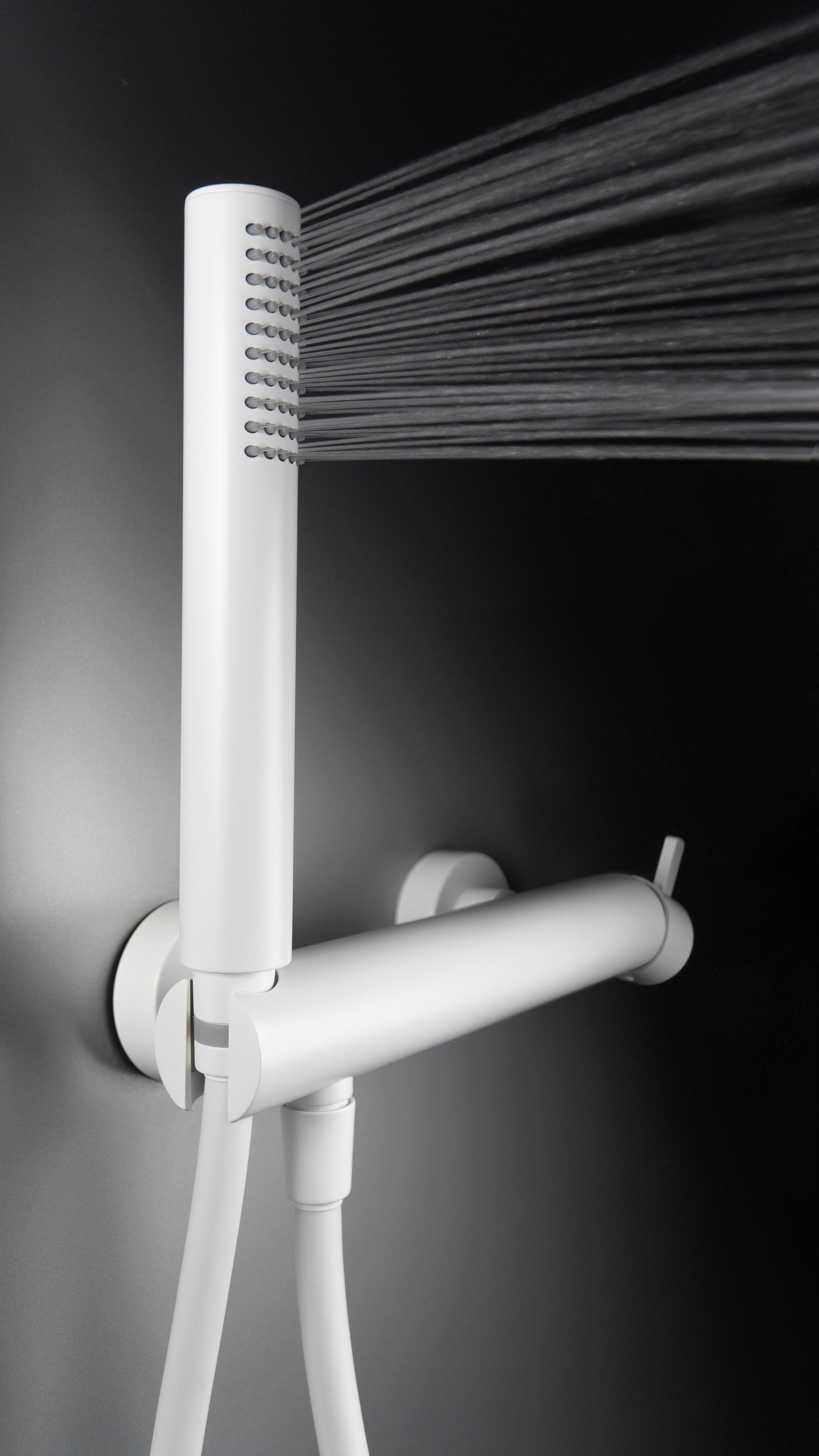 Shower mixer, with shower set