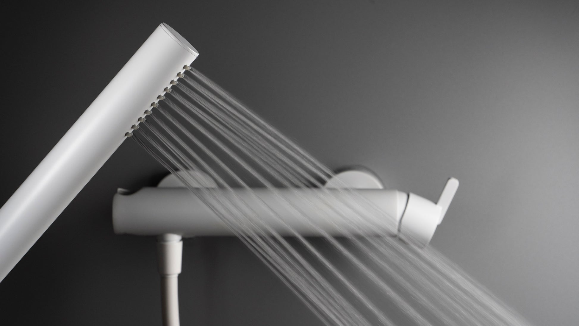 Shower mixer, with shower set