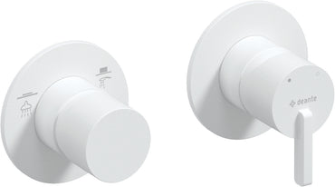 Shower mixer, with shower switch - horizontal