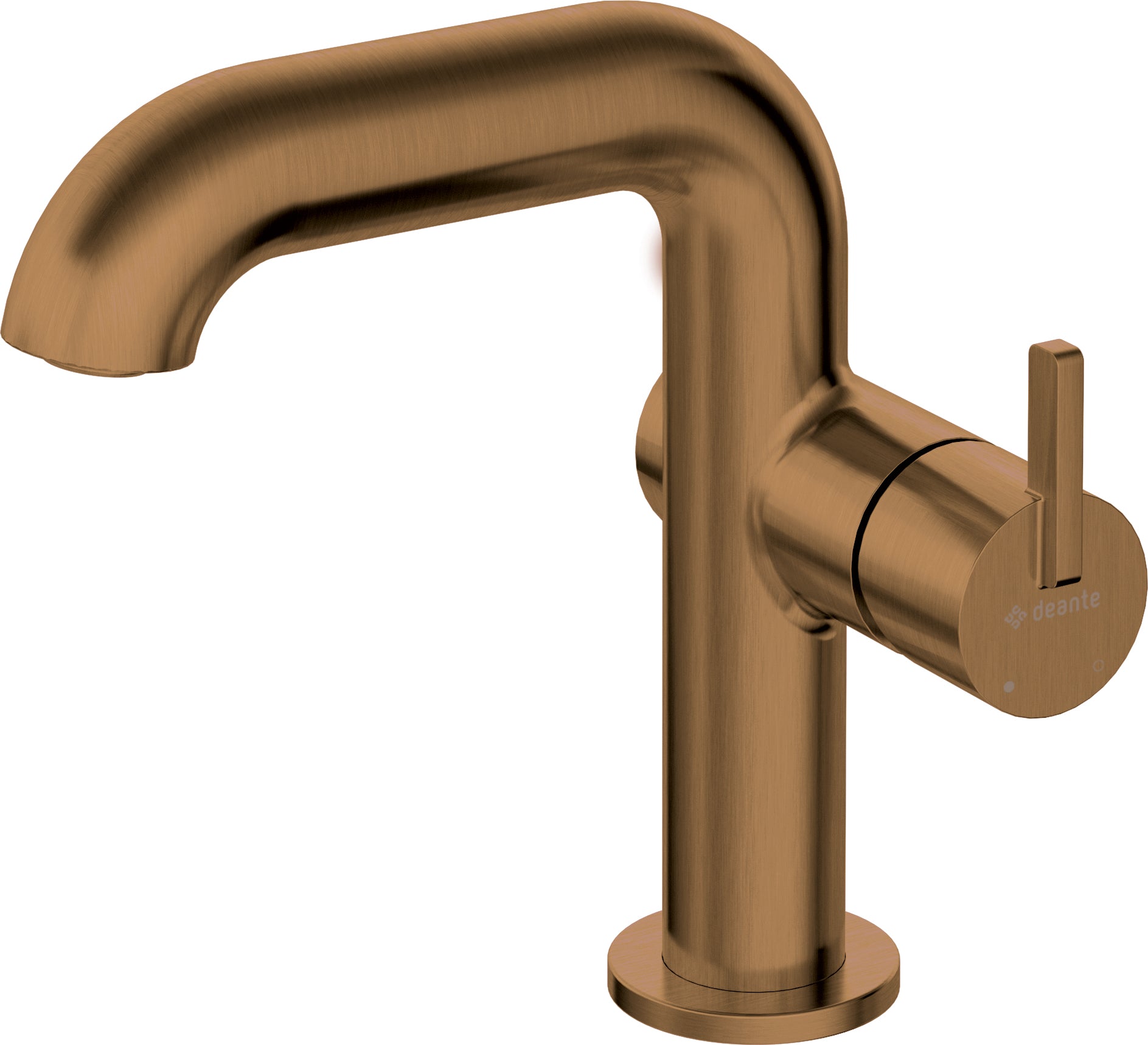 Washbasin tap, with rectangular spout