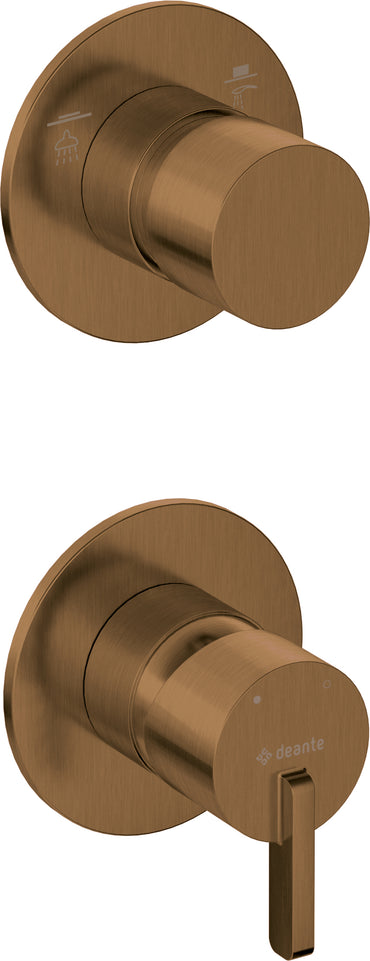 Shower mixer, concealed, with shower switch