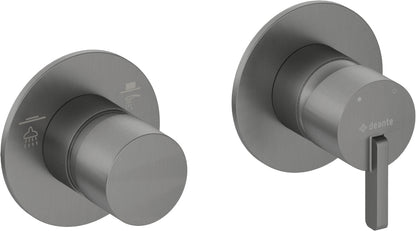 Shower mixer, with shower switch - horizontal