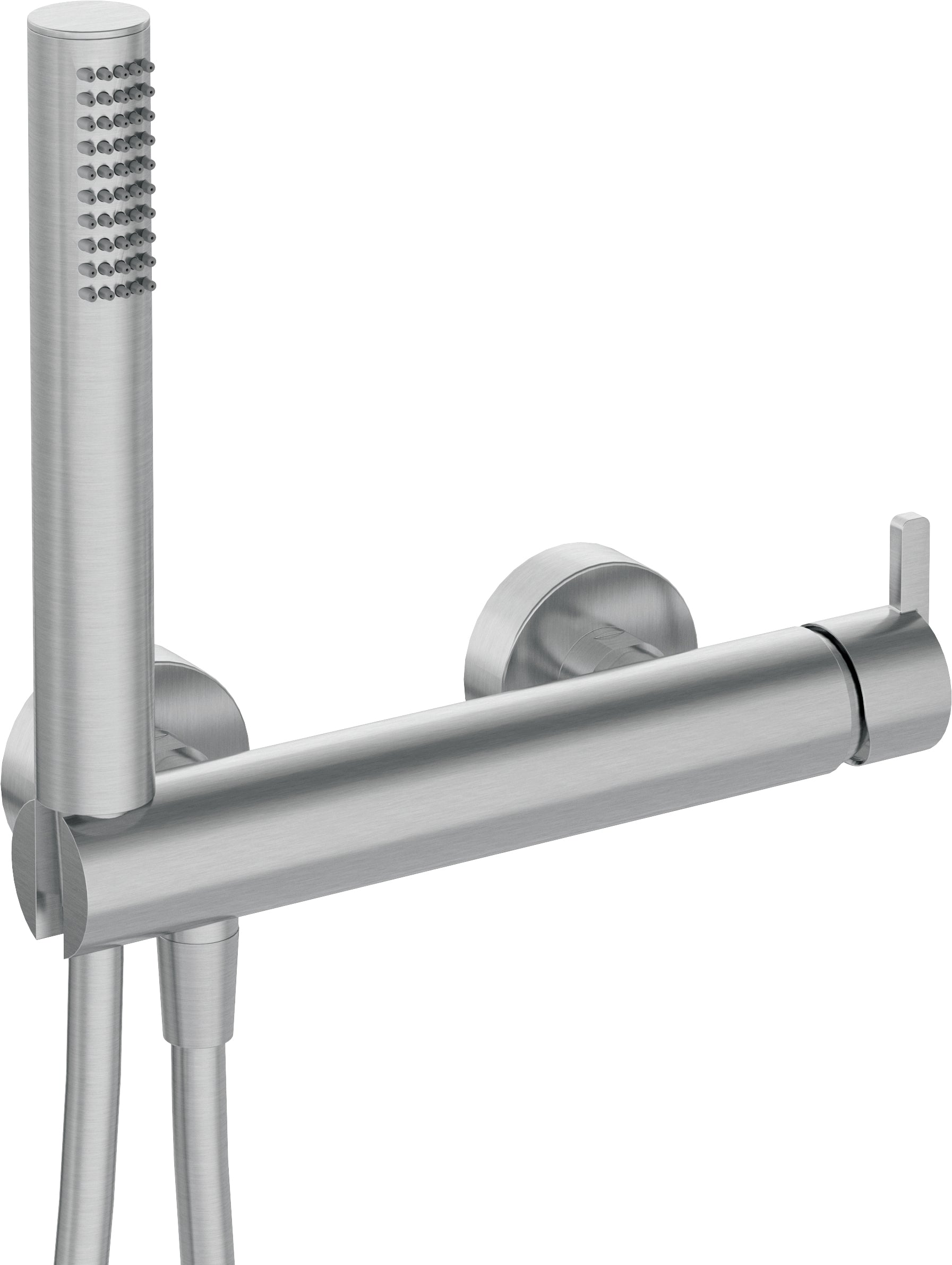 Shower mixer, with shower set