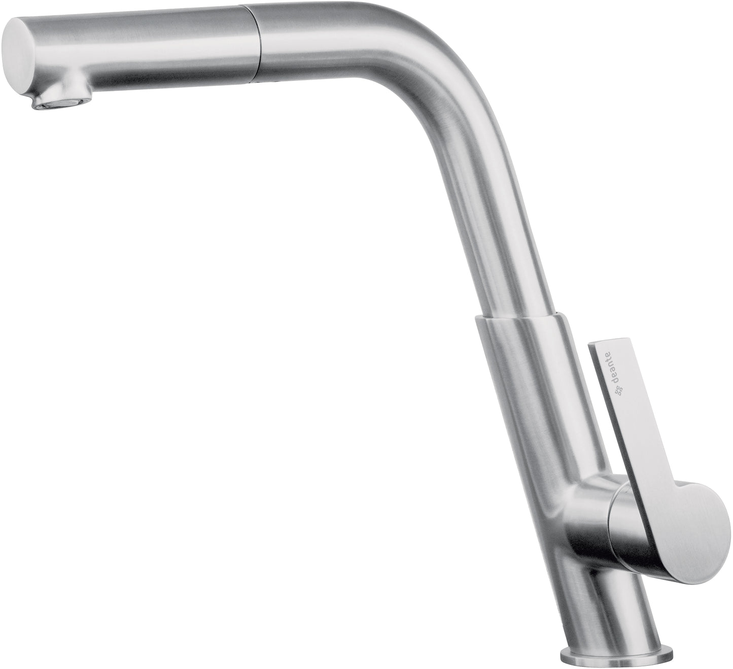 Kitchen tap, with pull-out spout