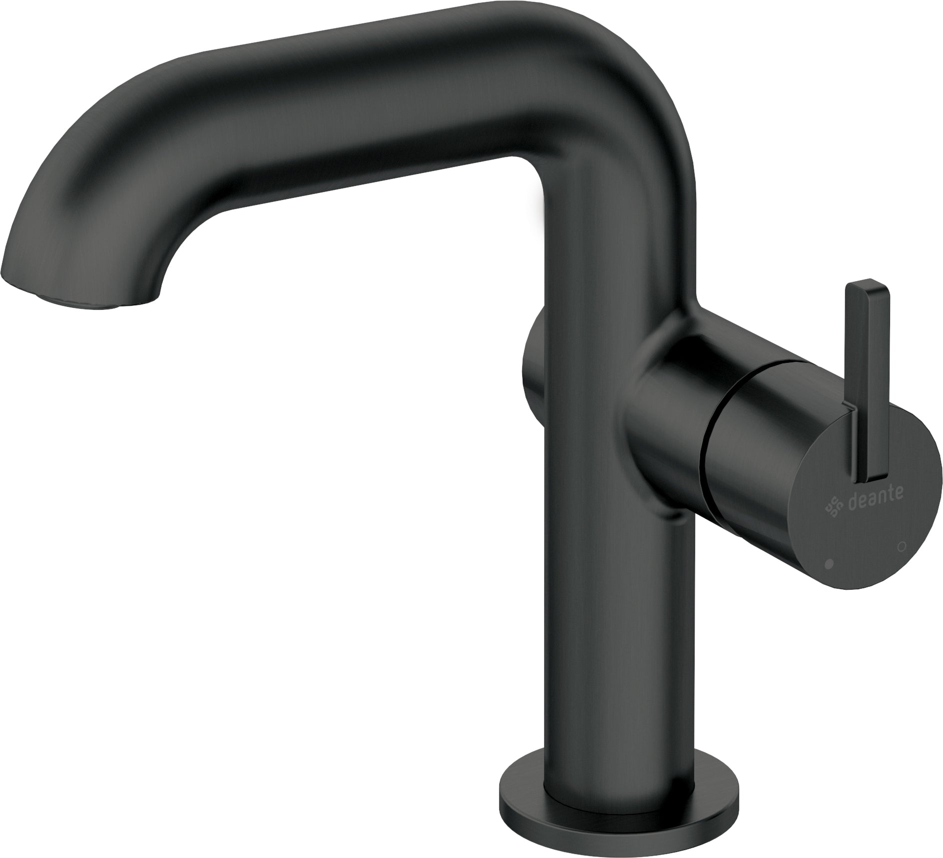 Washbasin tap, with rectangular spout