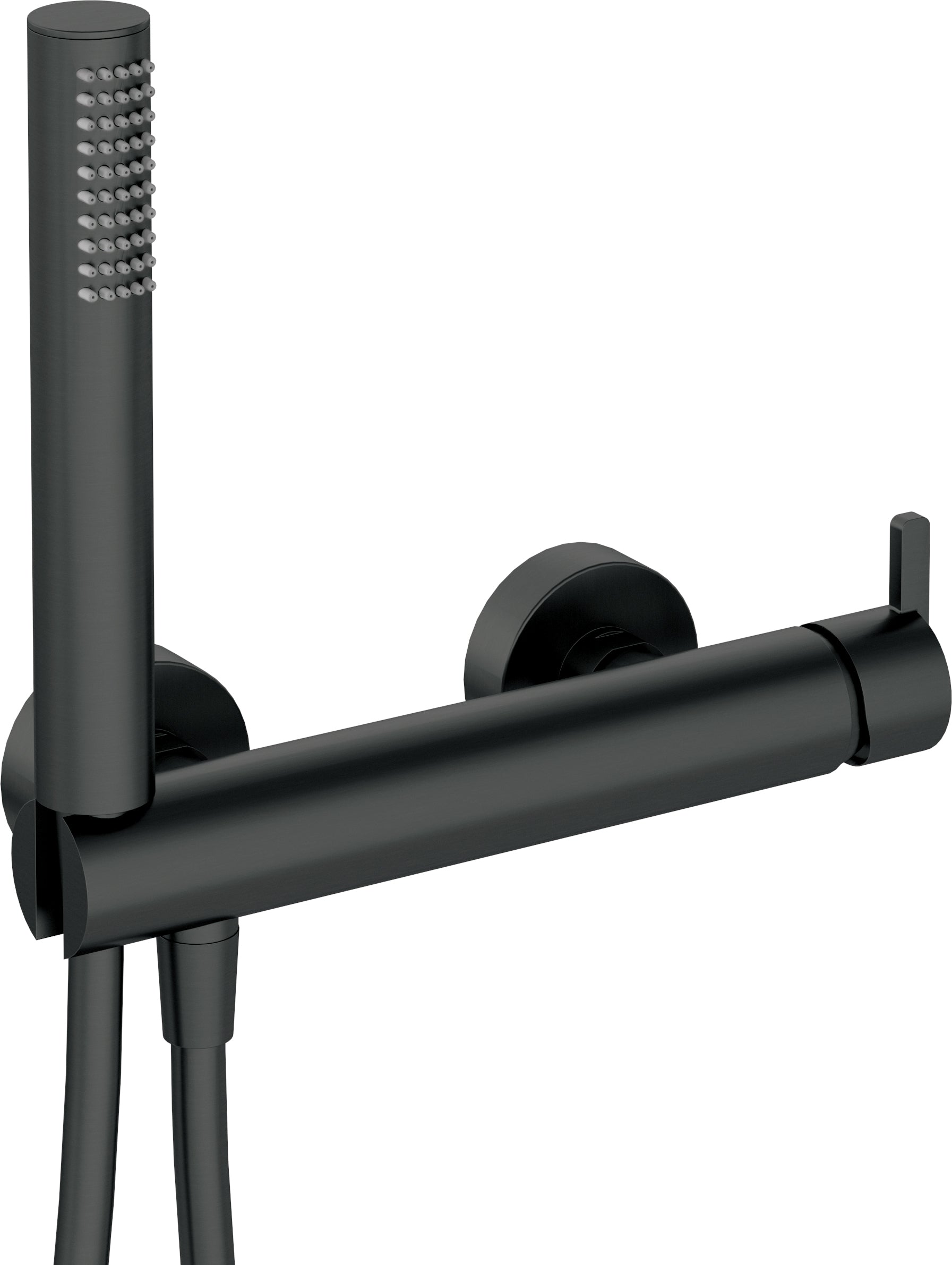 Shower mixer, with shower set