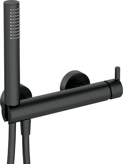 Shower mixer, with shower set