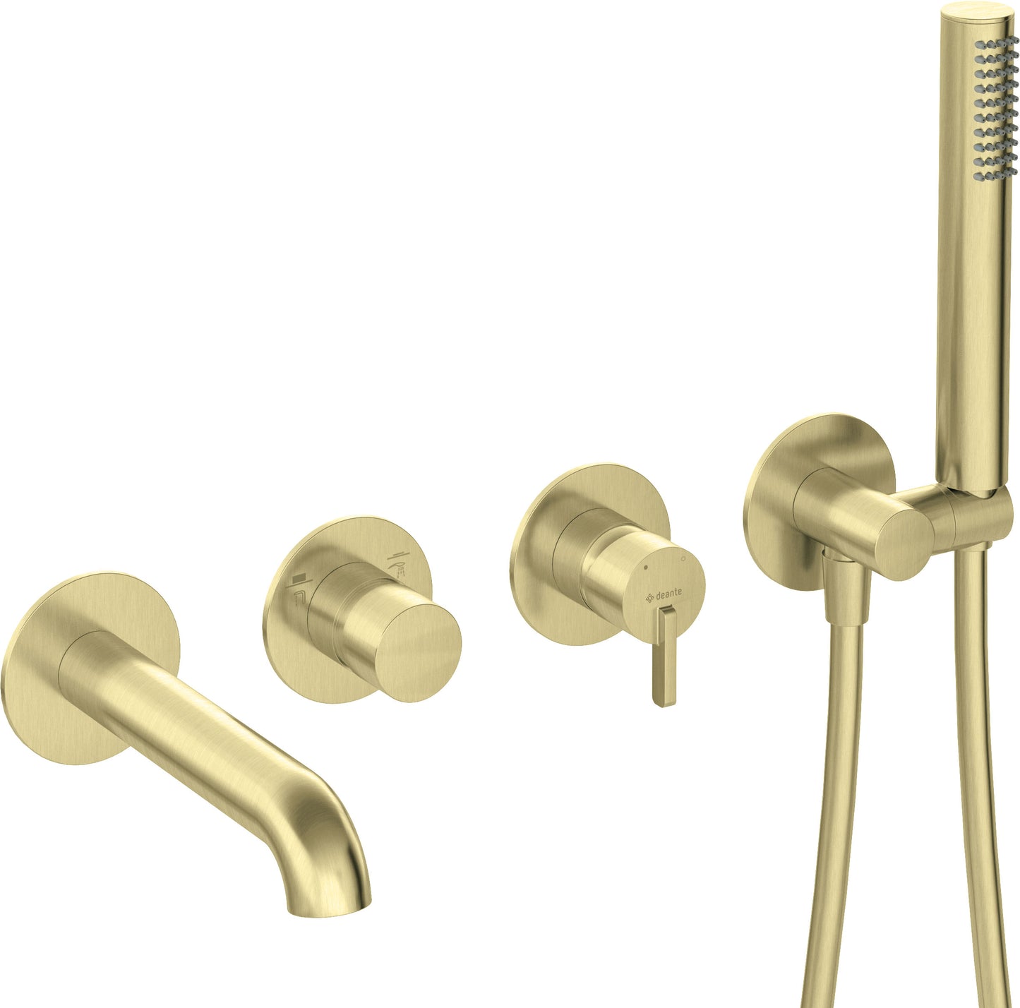 Bath mixer, 4-hole, concealed