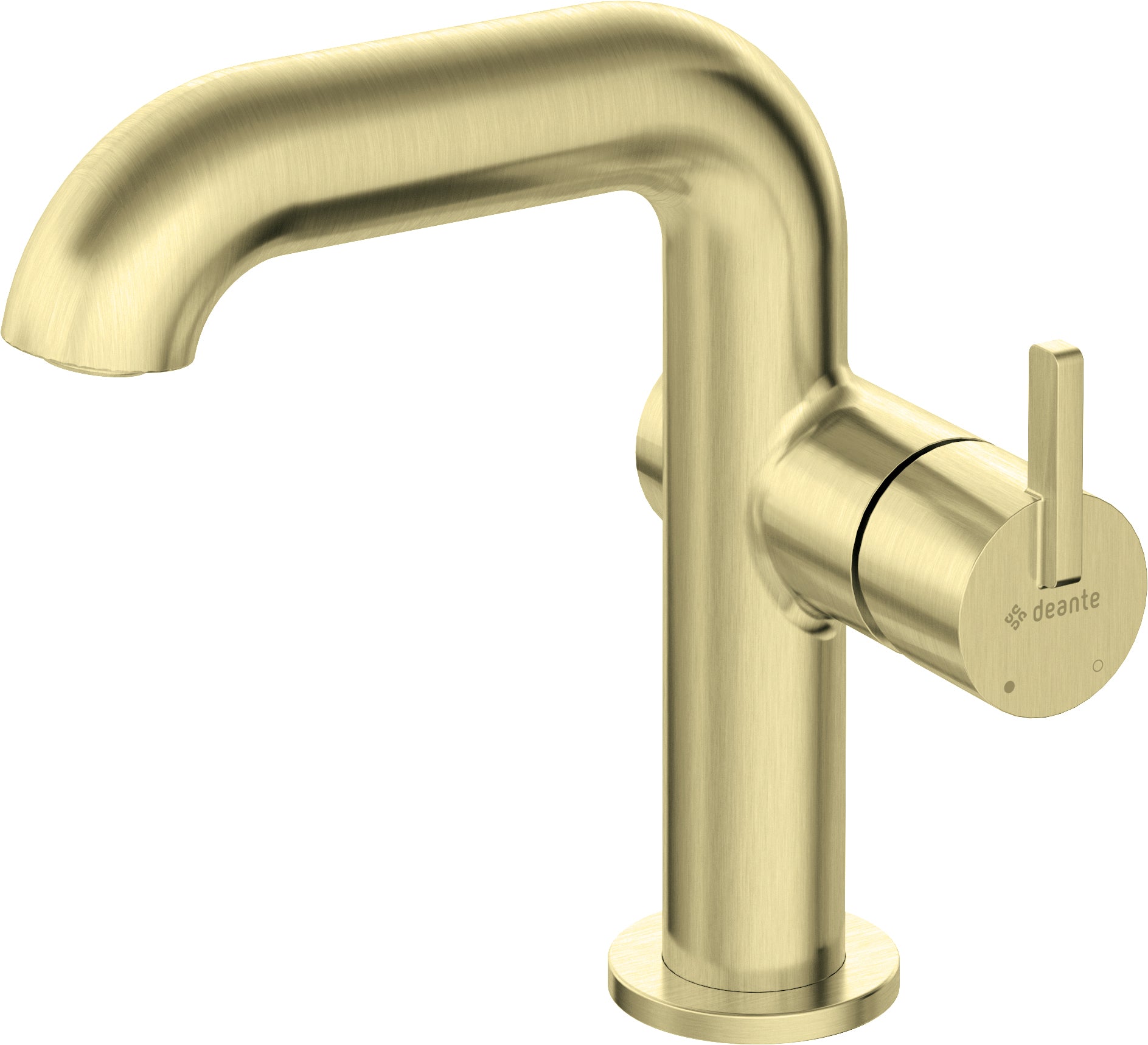 Washbasin tap, with rectangular spout