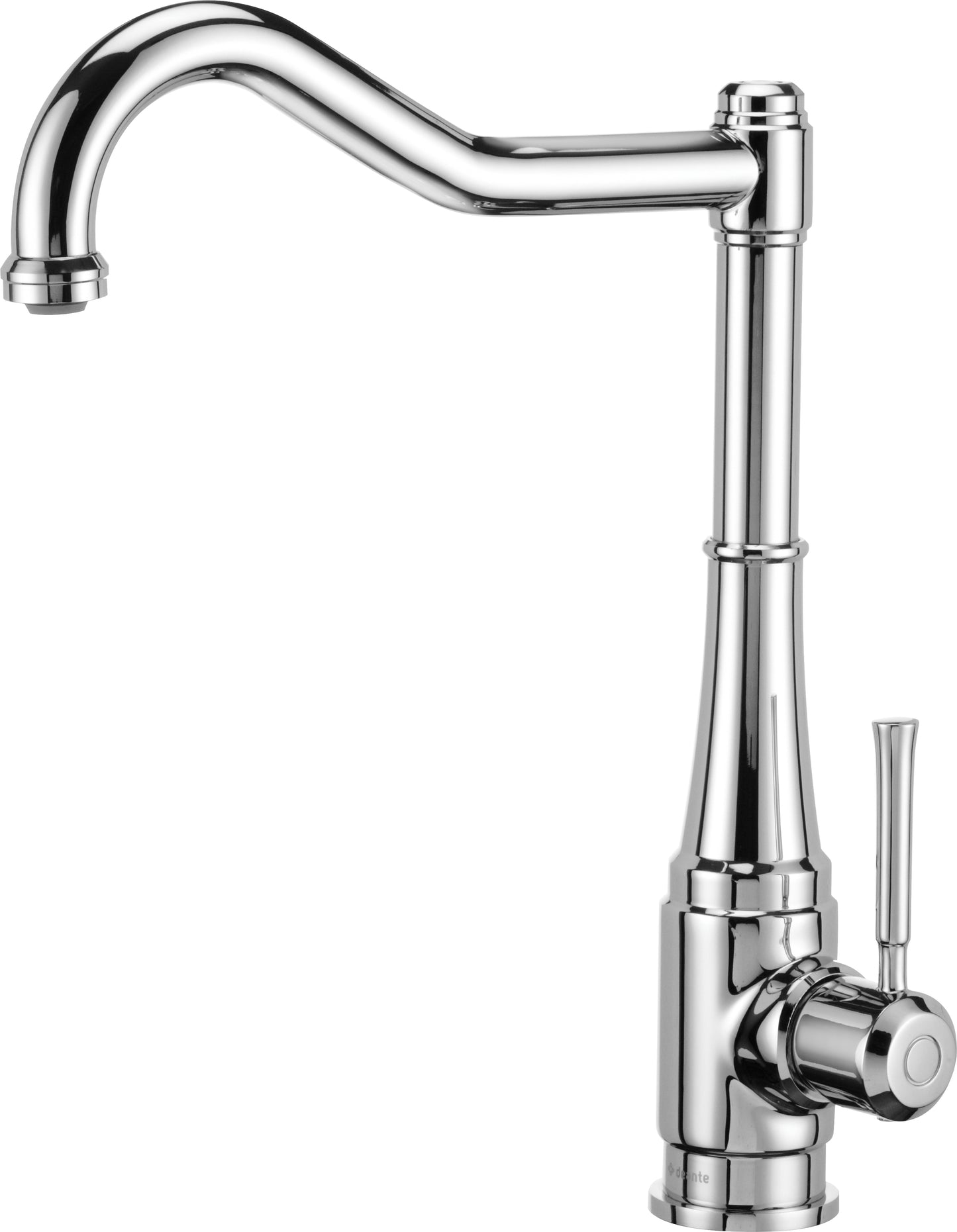 Kitchen tap, with rectangular spout