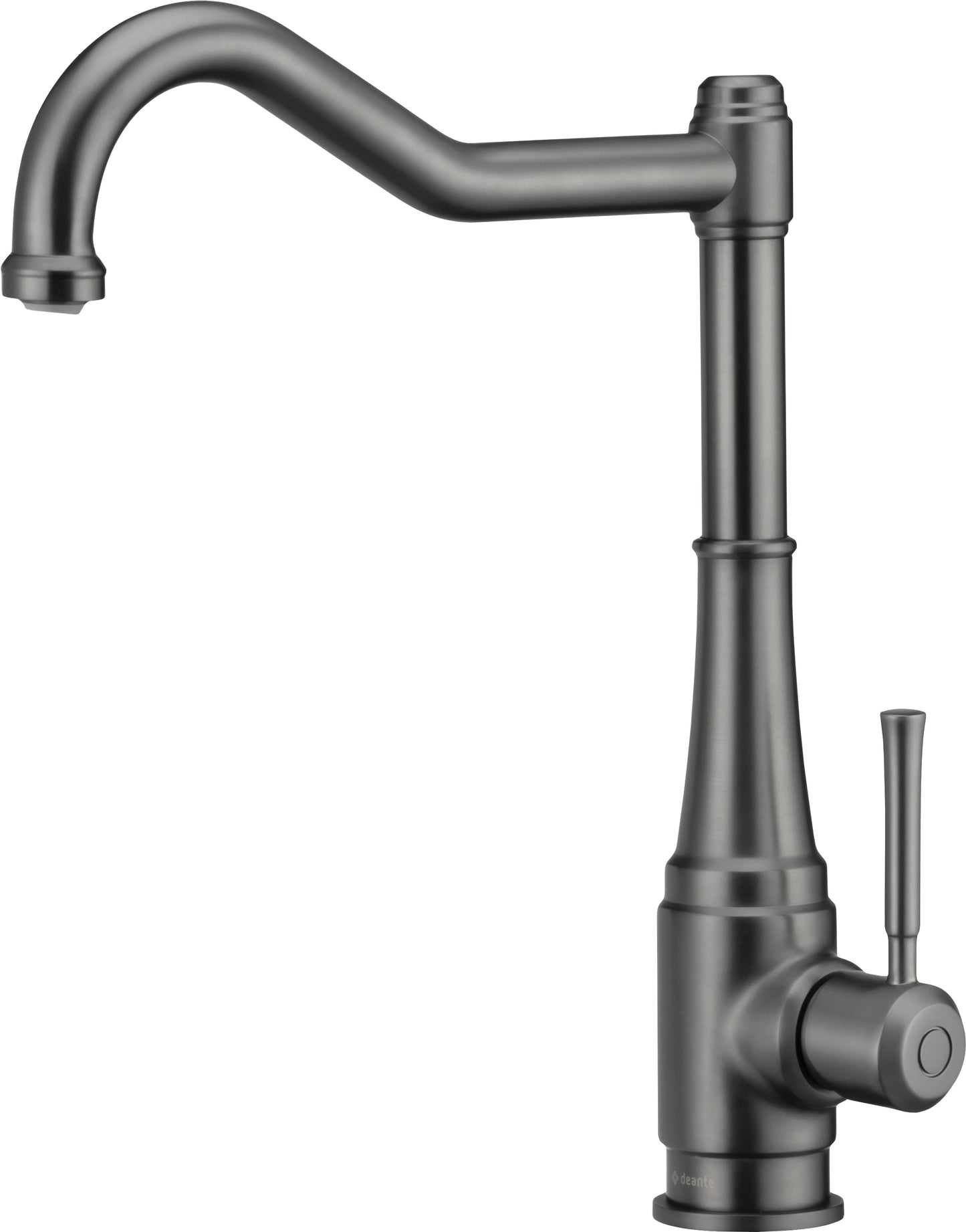 Kitchen tap, with rectangular spout
