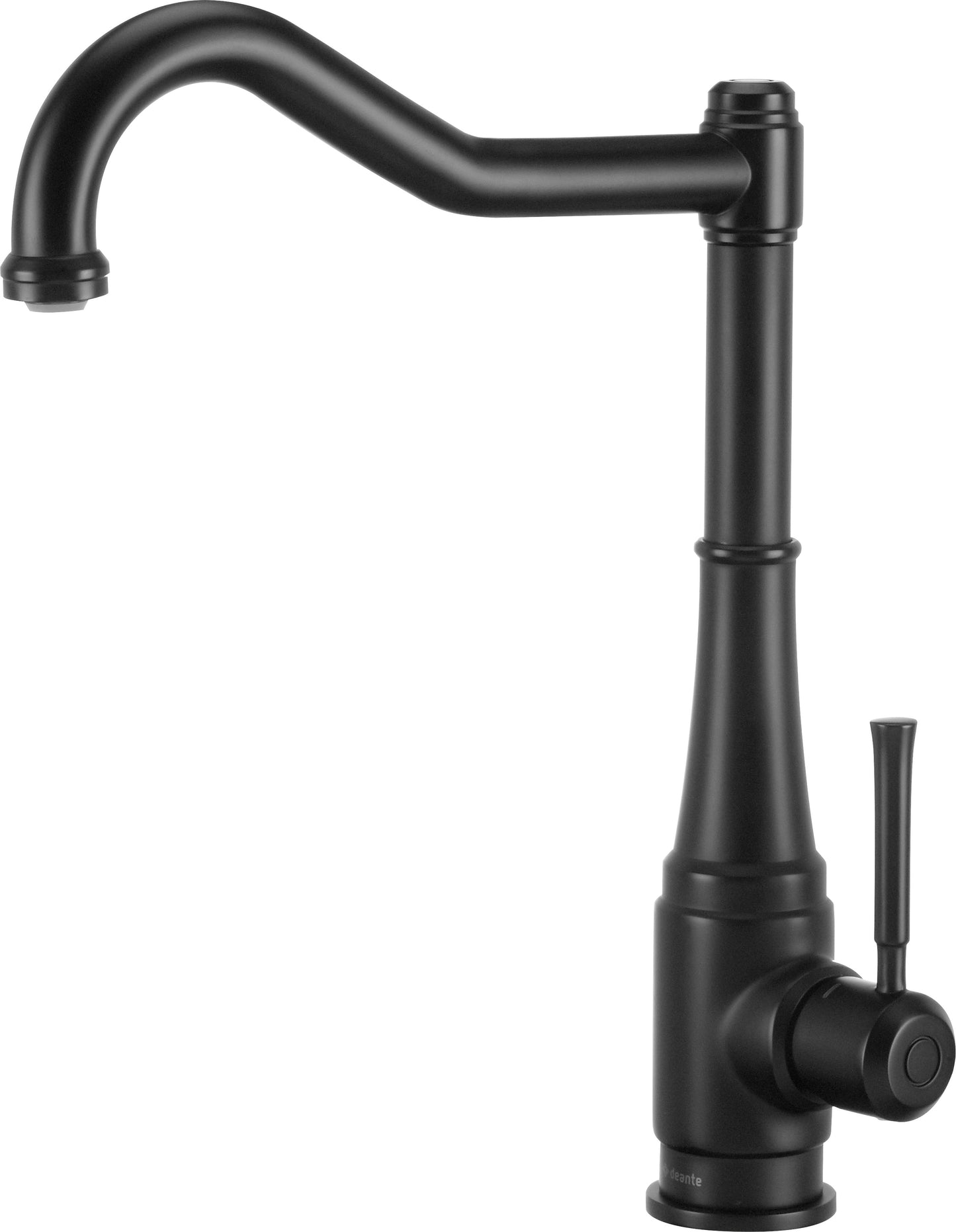 Kitchen tap, with rectangular spout