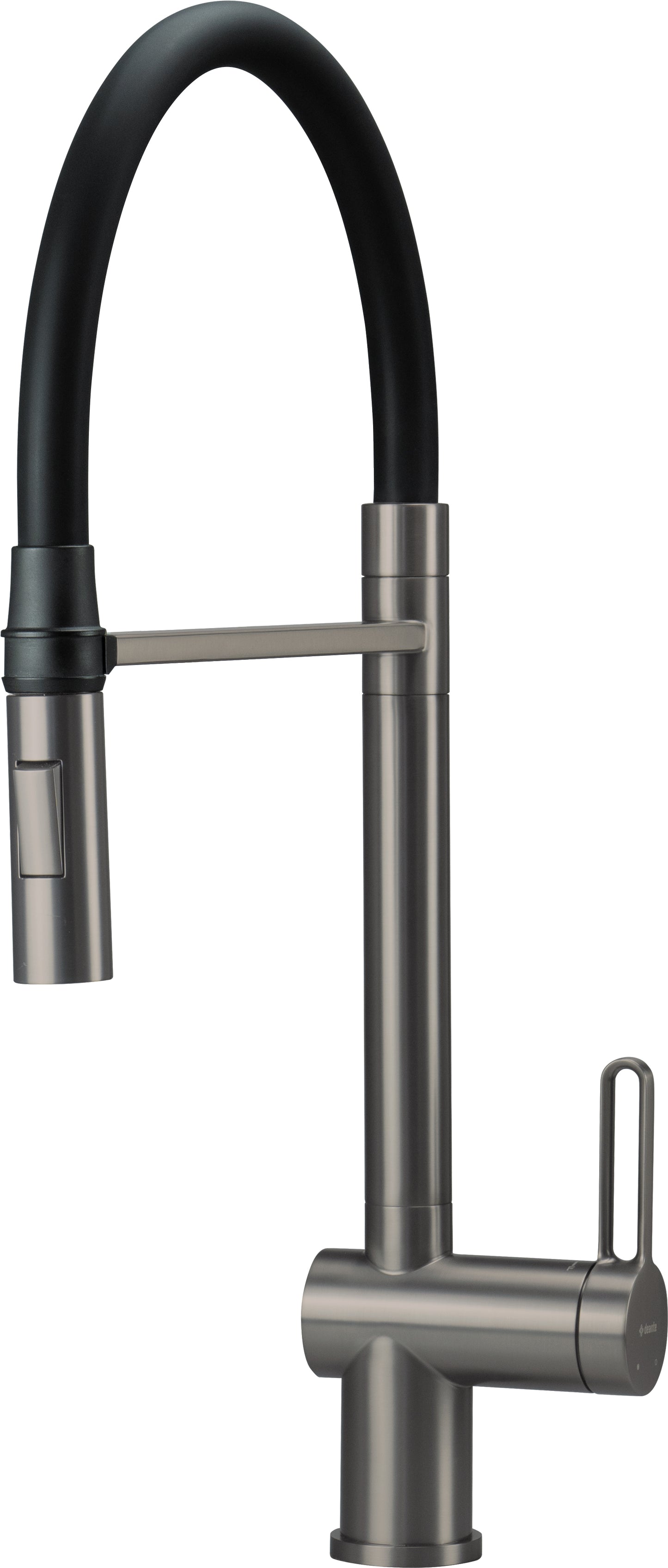 Kitchen tap, with elastic spout - 2 stream types