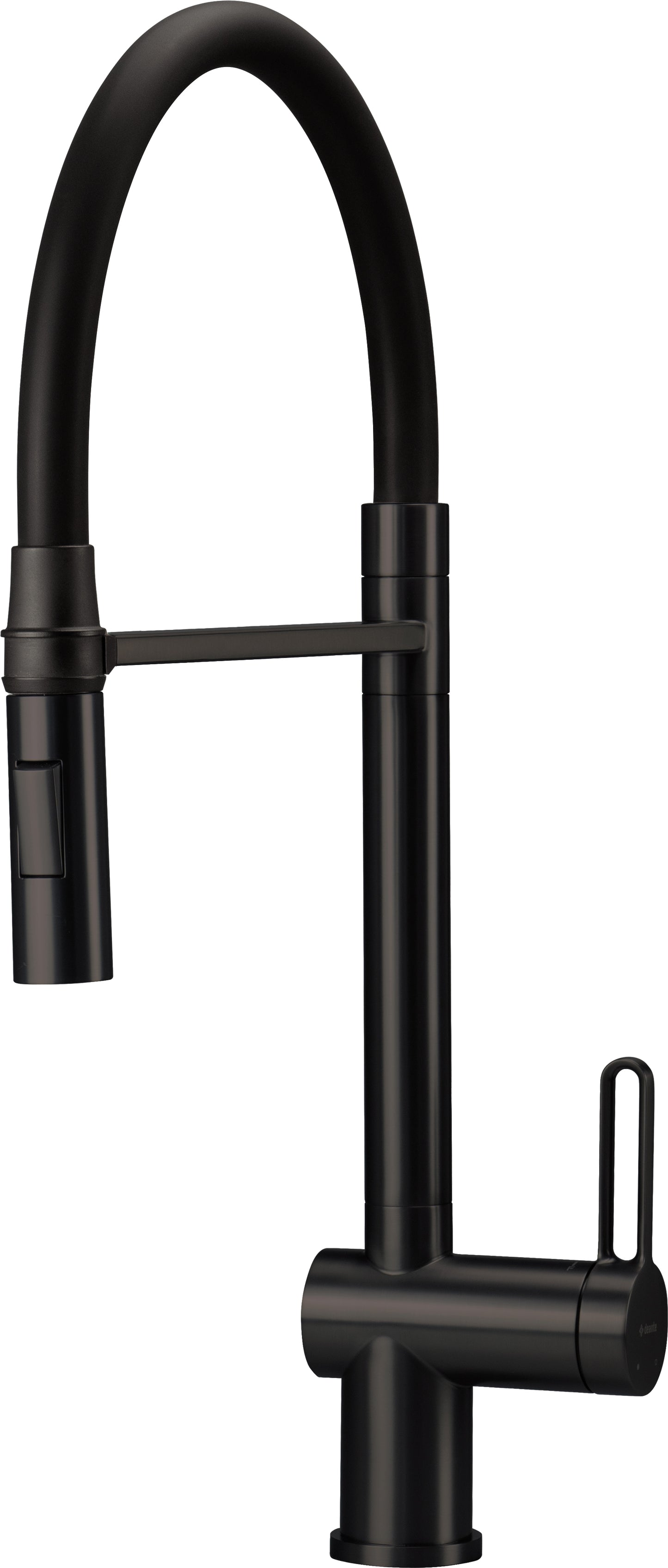 Kitchen tap, with elastic spout - 2 stream types