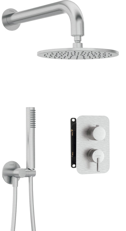 Concealed shower set, with mixer BOX - with a shower head