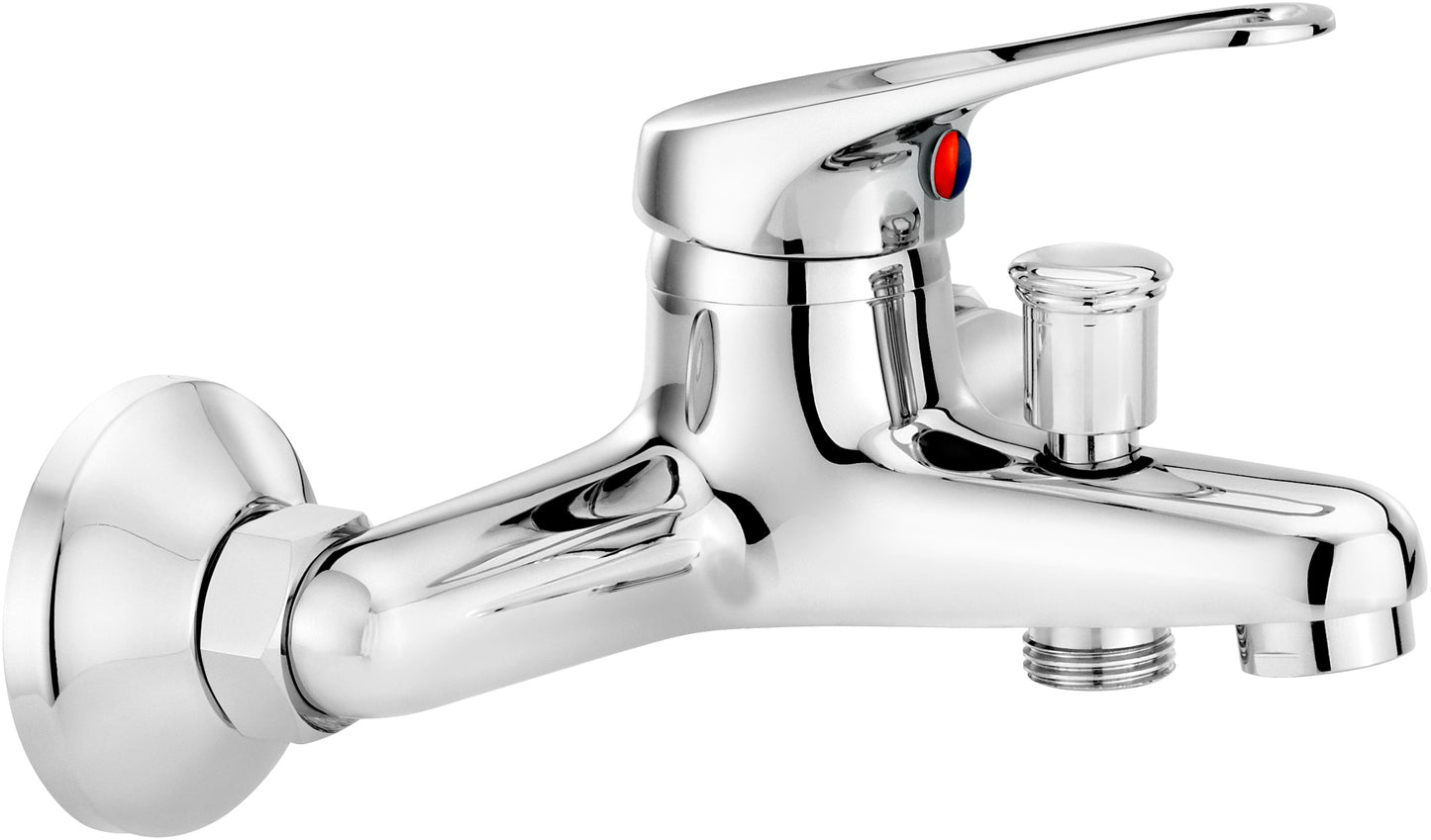 Bath mixer, wall-mounted