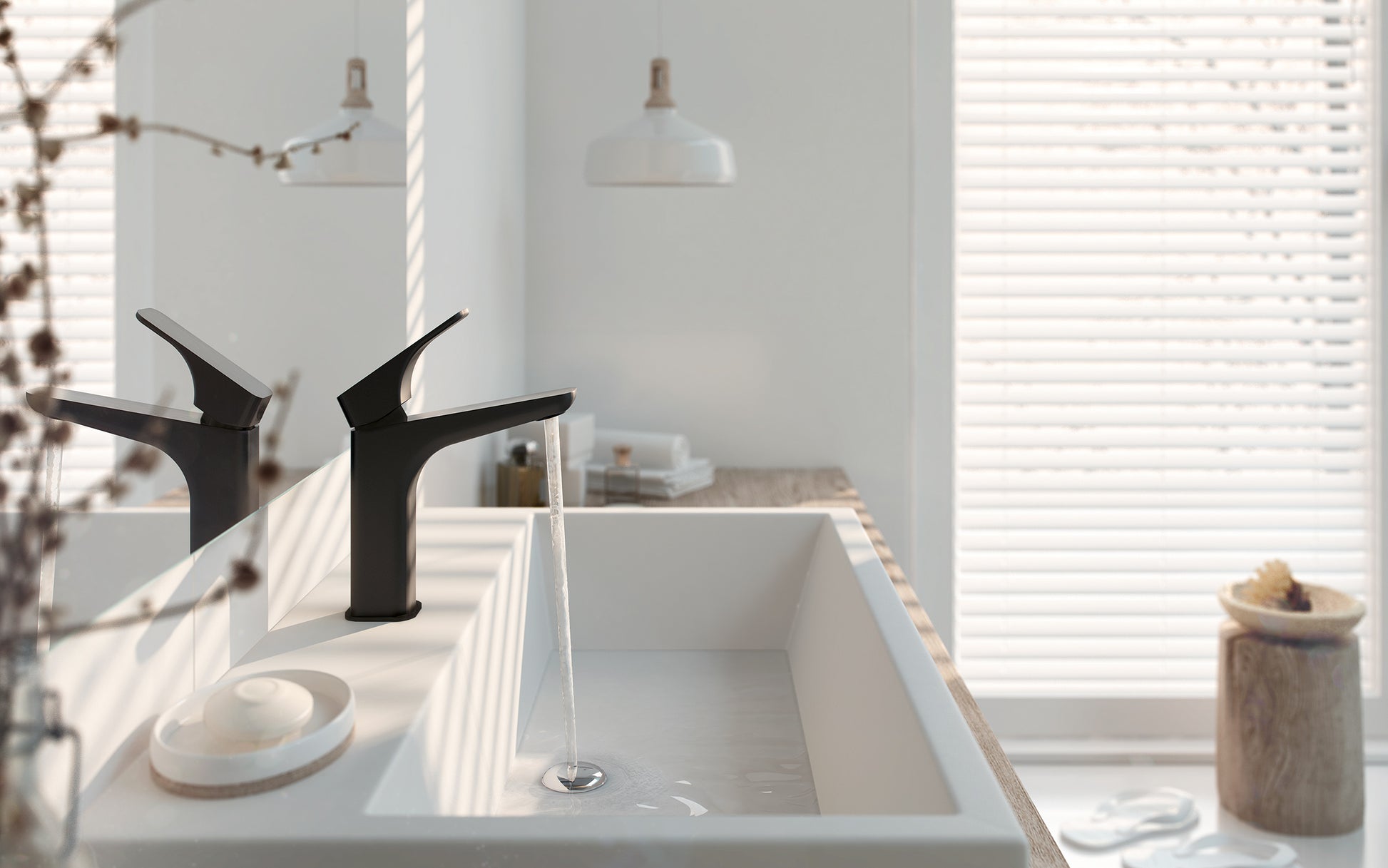 Washbasin tap, tall