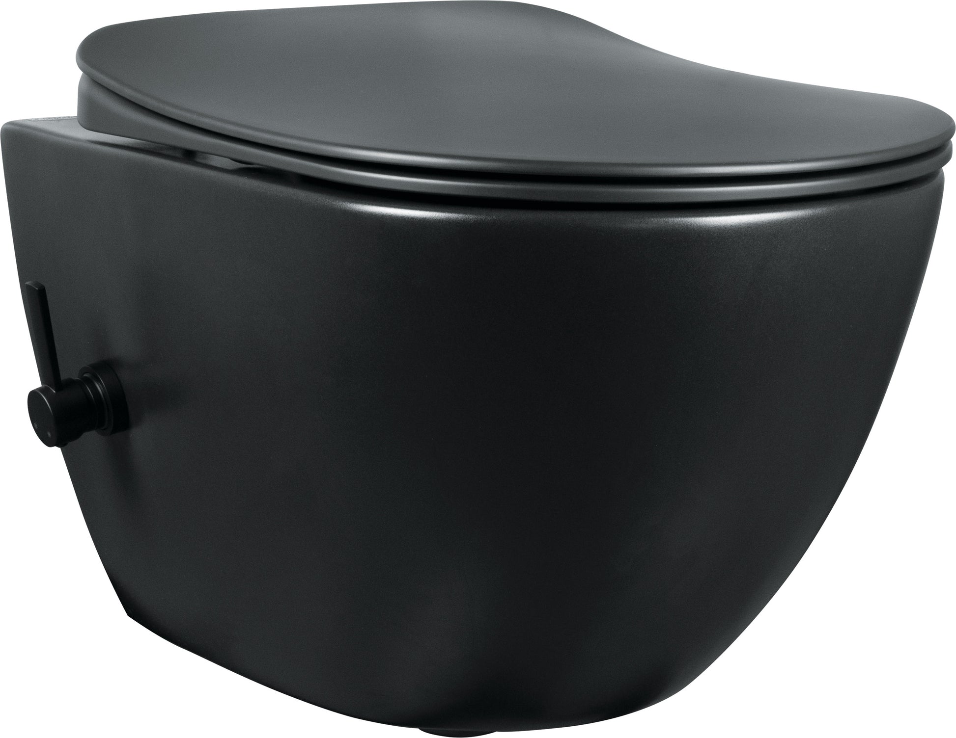 Toilet bowl, with bidet function - with mixer tap