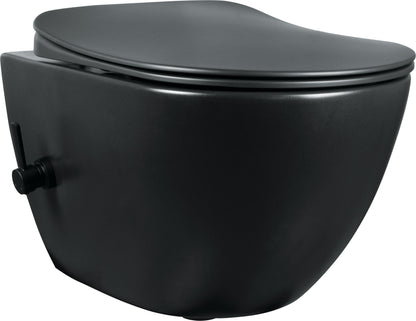 Toilet bowl, with bidet function - with mixer tap