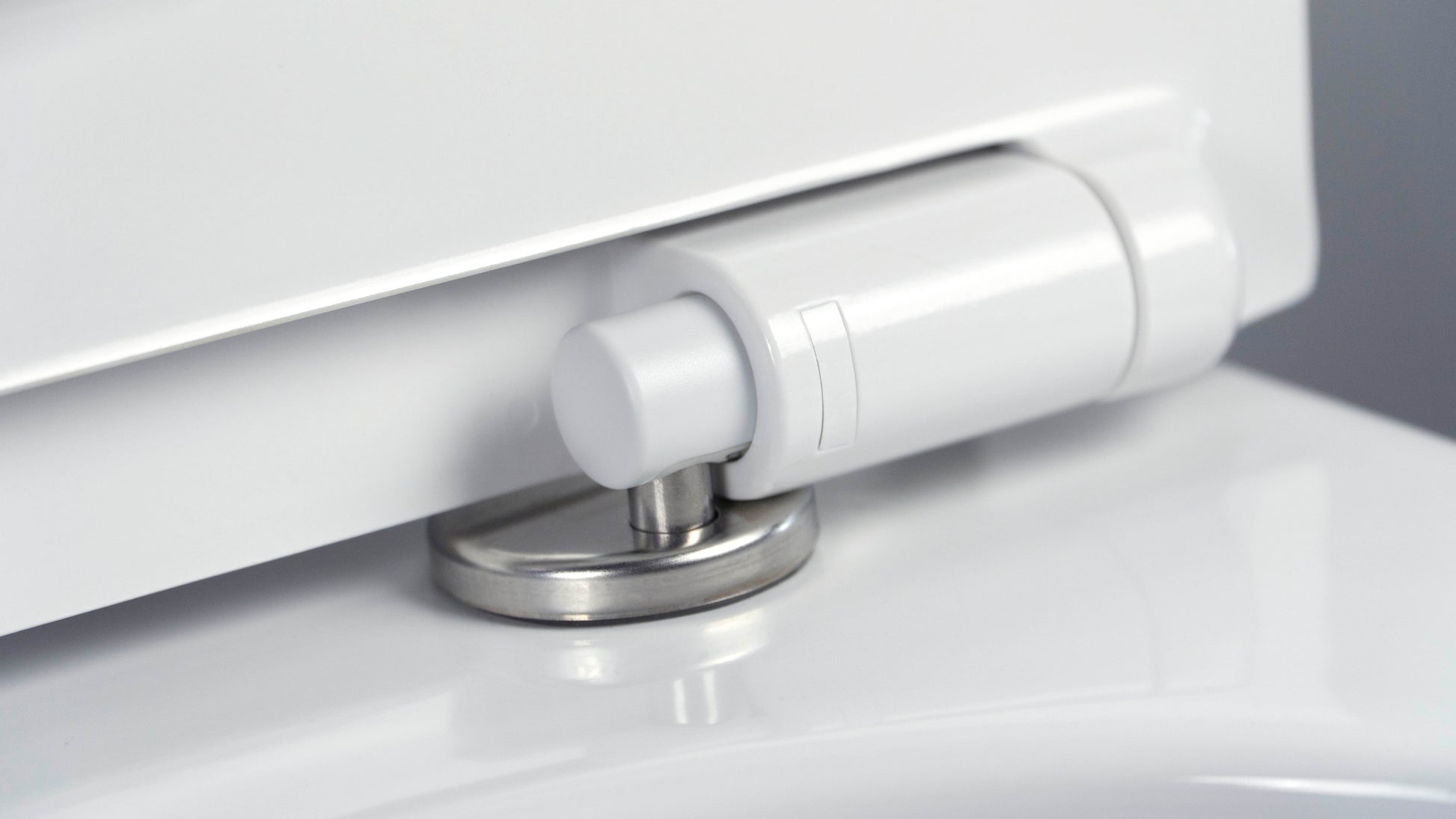 Toilet bowl, with seat, rimless