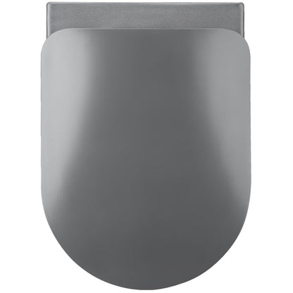 Toilet seat, slim, soft-closing