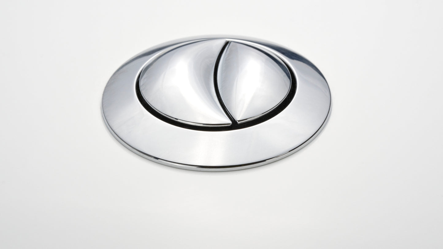 Toilet bowl, close-coupled, rimless