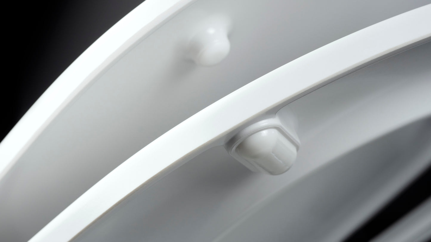 Toilet bowl, with seat, rimless - Swirl flushing