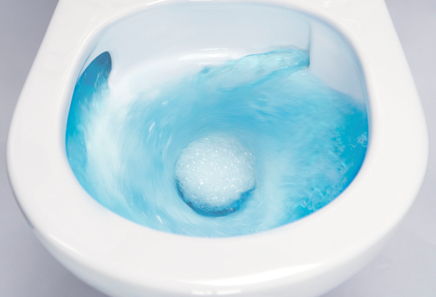 Toilet bowl, with seat, rimless - Swirl flushing