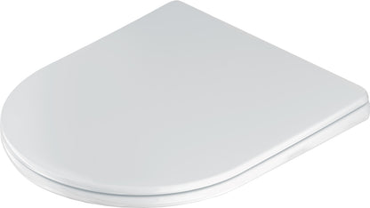 Toilet seat, slim, soft-closing