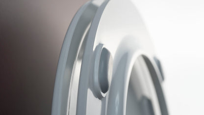 Toilet bowl, with seat, rimless