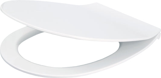Toilet seat, slim, soft-closing