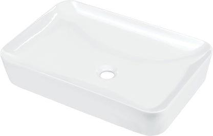 Ceramic washbasin, countertop - 60x40 cm