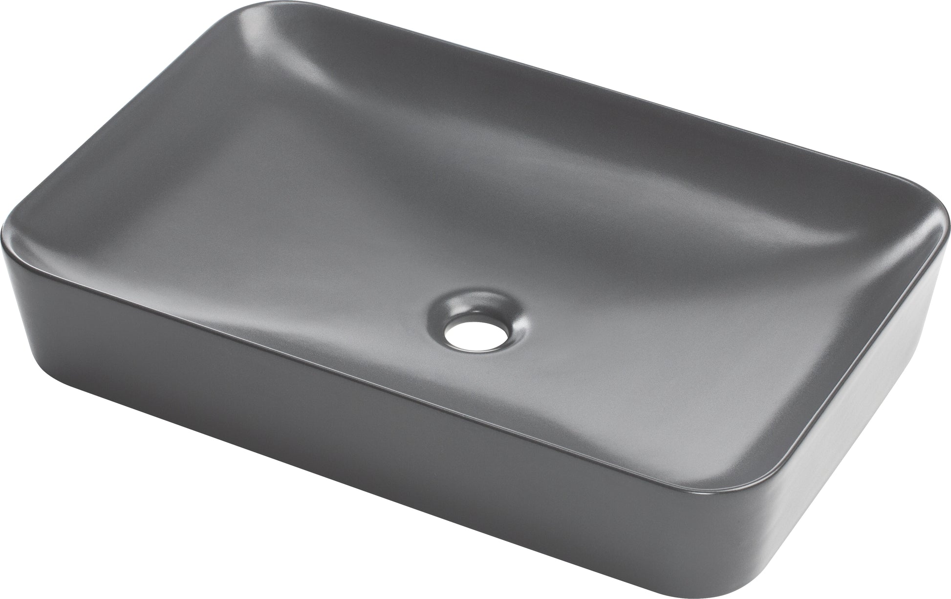 Ceramic washbasin, countertop - 60x40 cm