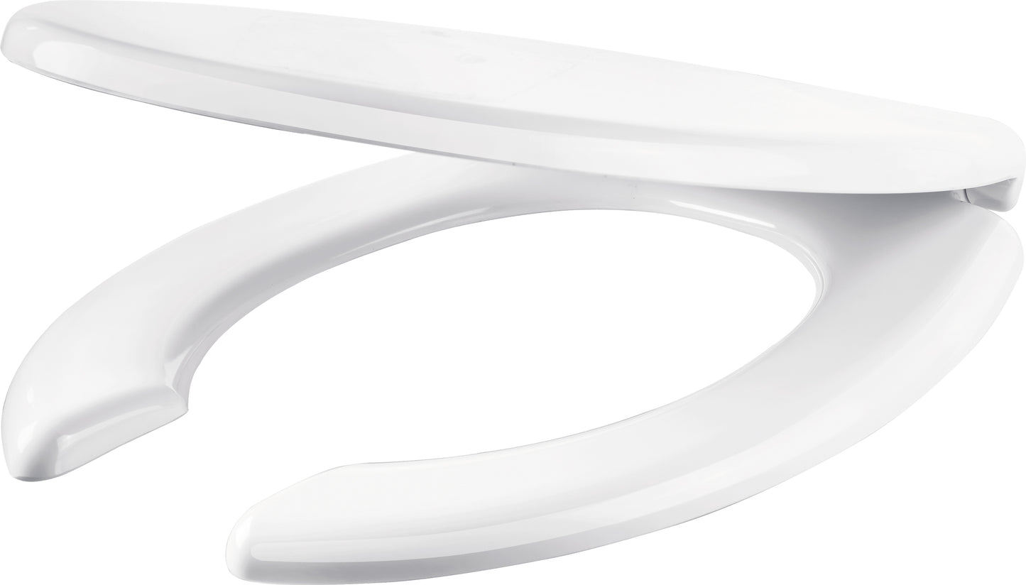 Toilet seat, soft-closing