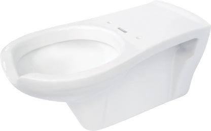 Toilet bowl, wall-mounted, for people with reduced mobility