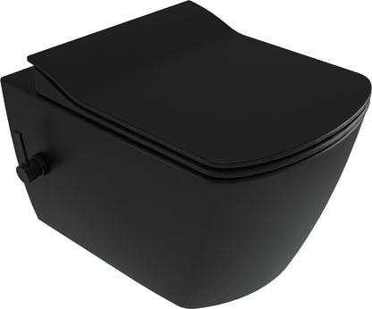 Toilet bowl, with bidet function - with mixer tap