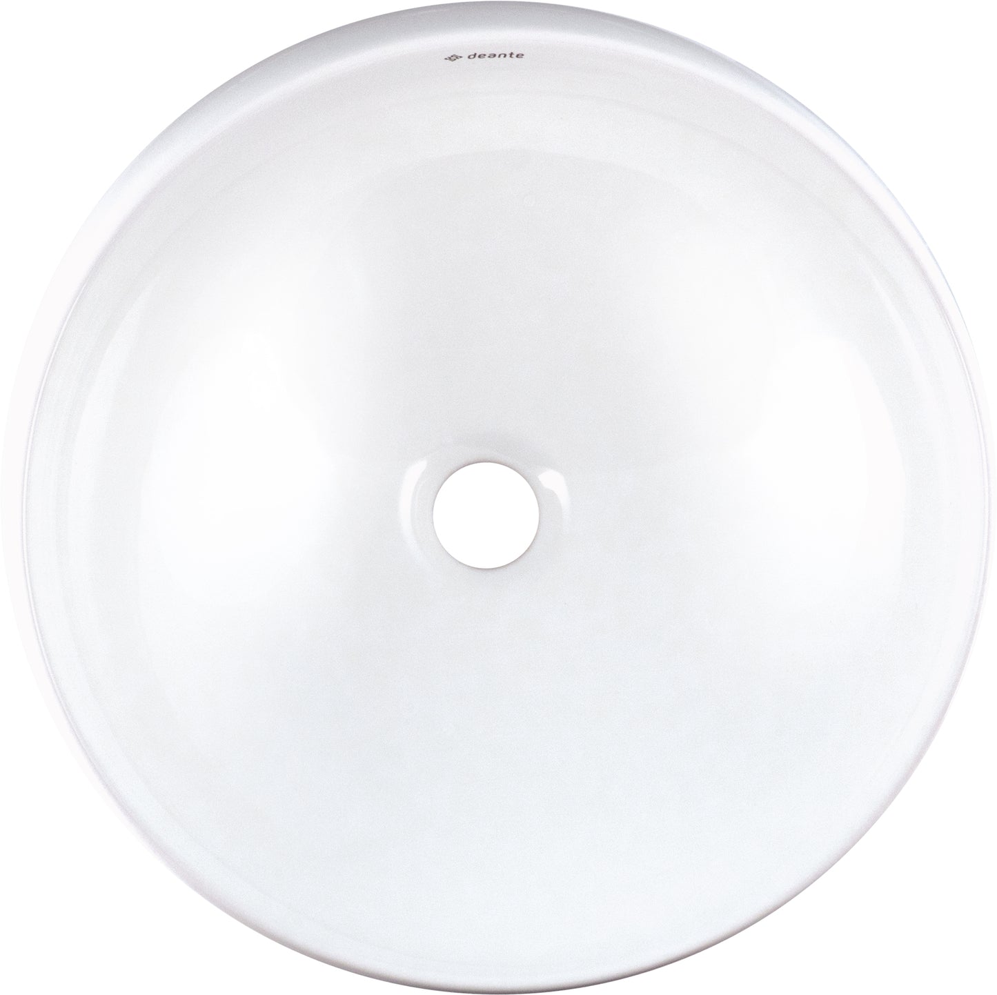 Ceramic washbasin, countertop, asymmetrical