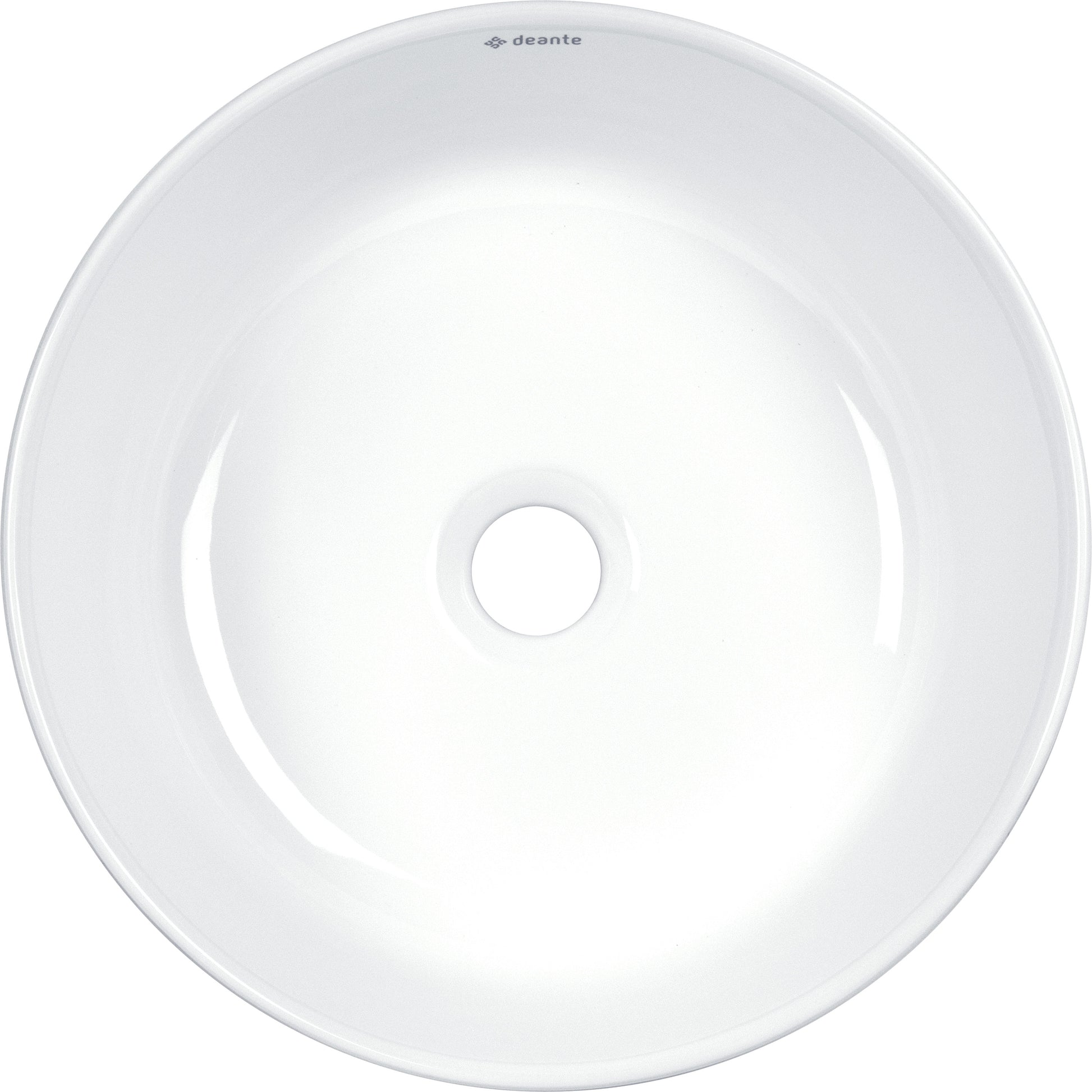 Ceramic washbasin, countertop, asymmetrical