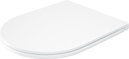 Toilet seat, slim, soft-closing