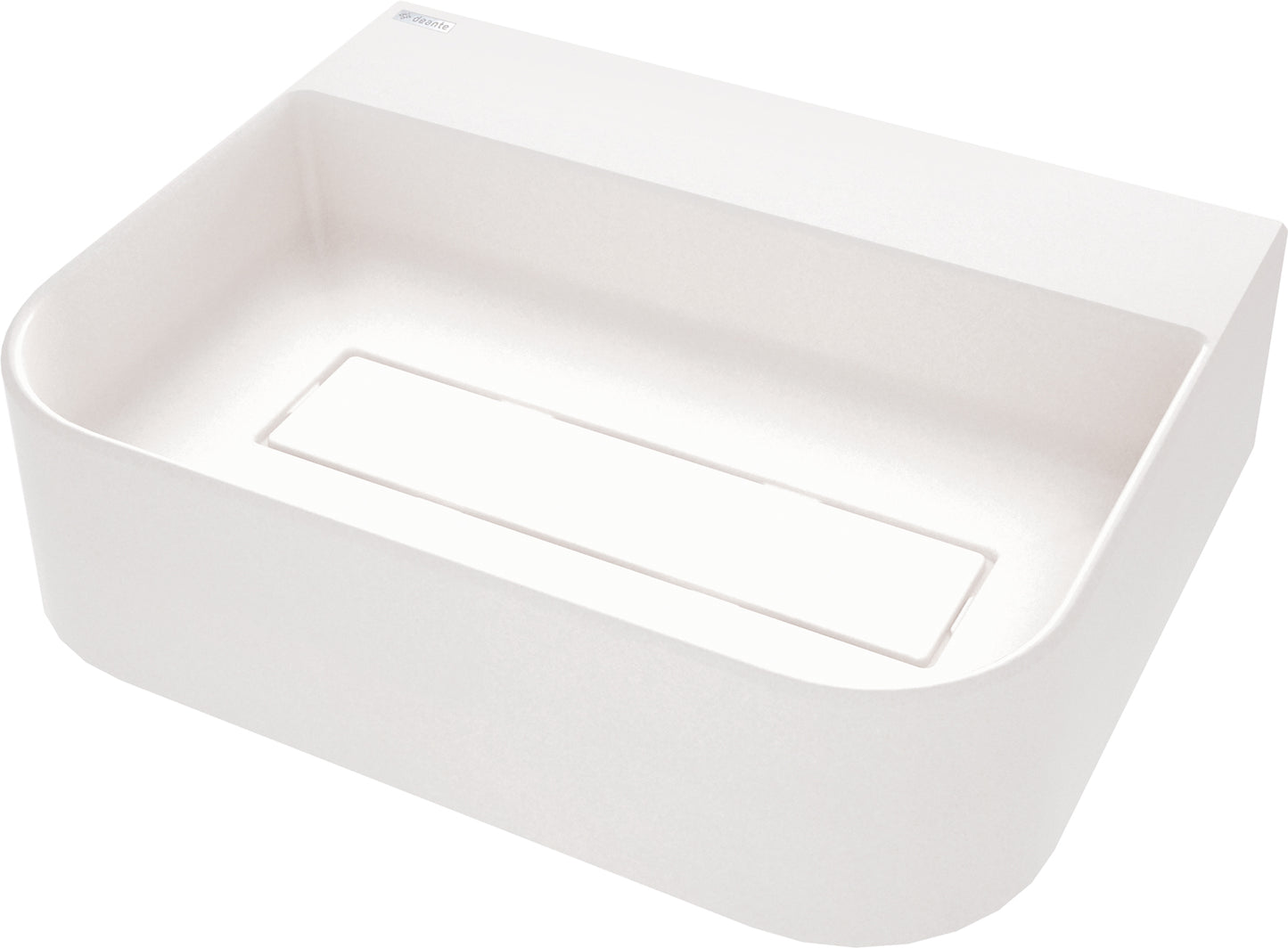 Granite washbasin, countertop, with tap shelf - with cover plate