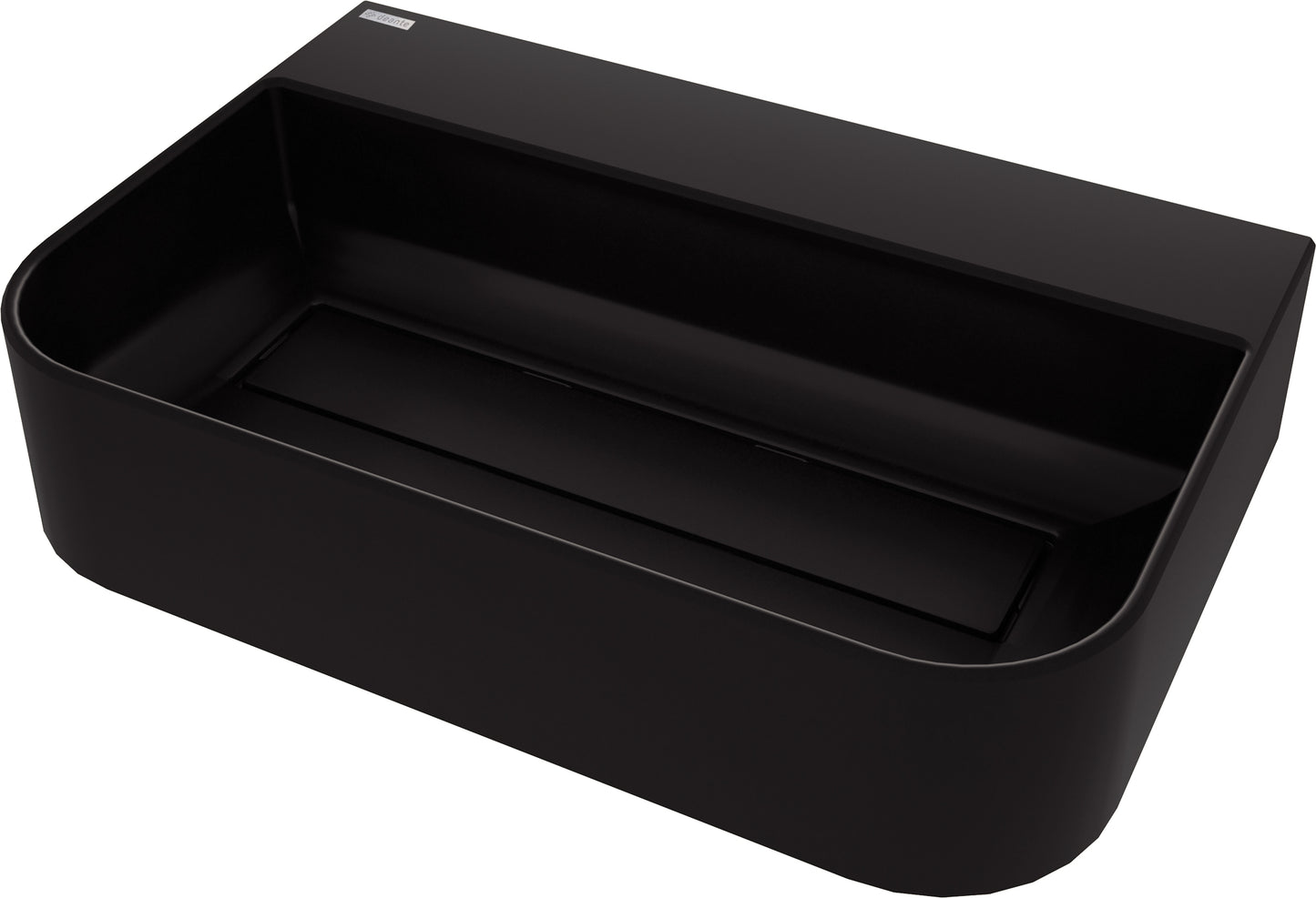 Granite washbasin, countertop, with tap shelf - with cover plate