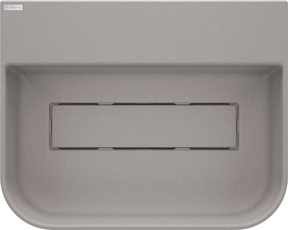 Granite washbasin, countertop, with tap shelf - with cover plate