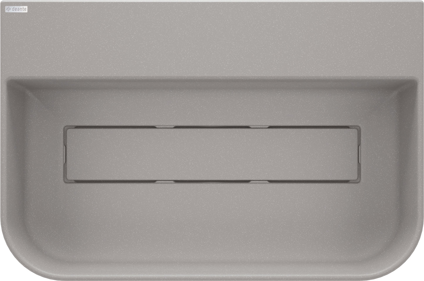 Granite washbasin, countertop, with tap shelf - with cover plate