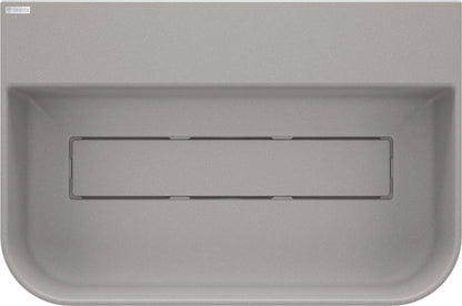 Granite washbasin, countertop, with tap shelf - with cover plate